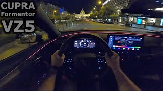 2022 CUPRA Formentor VZ5  night POV test drive [upl. by Yaf]