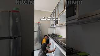 POV  PASANG DAPUR ALUMINIUM 😭 kitchenset kitchensetaluminium fypkek fypdong reels shorts [upl. by Clarke]