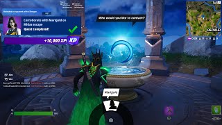 Fortnite  Corroborate With Marigold On Midas Escape Rise Of Midas Quests [upl. by Lotson]