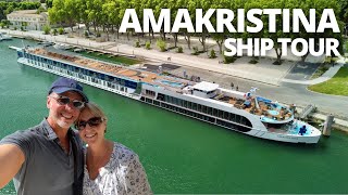 AmaWaterways AmaKristina Ship Review and Walkaround  A stunning river ship [upl. by Nnylg]