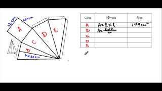 Tutorial 12 Calculo de superficie laterales y totales de prismas y piramides [upl. by Gustav260]