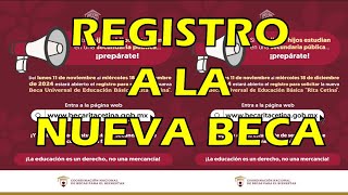 Inicia el registro a la Beca Universal Rita Cetina Gutiérrez complemento de la Beca Benito Juárez [upl. by Ardnnaed]