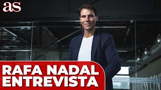 RAFA NADAL ENTREVISTA COMPLETA DIARIO AS RETIRADA JJOO ALCARAZ DJOKOVIC REAL MADRID [upl. by Gurolinick]