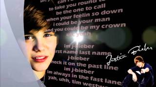 Justin Bieber  Jbieber Rap Lyrics on screen [upl. by Addia]