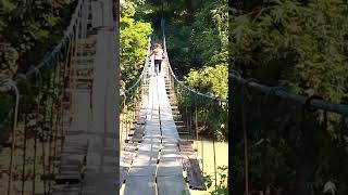 Hanging Bridge in Pitongbayog [upl. by Baskett]