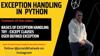 Exception Handling using Python [upl. by Asylla204]