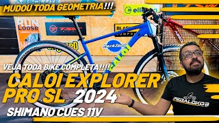 CALOI EXPLORER PRO SL 2024  SHIMANO CUES 11v  UMA NOVA ERA DA CALOI   PEDALOKOS [upl. by Annaeed]