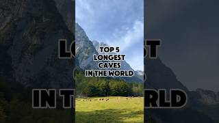 Top 5 Longest Caves In The World facts information trending trend trendingshorts top fyp [upl. by Denae]