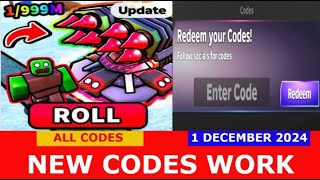 NEW CODES Tower Defense RNG ROBLOX  ALL CODES  DECEMBER 1 2024 [upl. by Orsino]