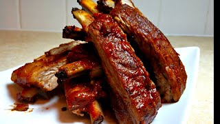 How to make BBQ Ribs in the Oven  Oven Baked Barbecue Ribs EASY [upl. by Niran903]