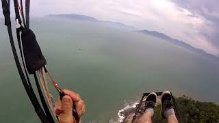 Voo de parapente Caraguatatuba  Praia Martim de Sá  Paraglider [upl. by Aitel257]