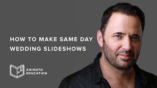 How To Make Same Day Video Slideshows In Animoto With Jerry Ghionis [upl. by Ronna]