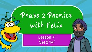 Phase 2 Phonics for Kids 7  M [upl. by Aihsenak]