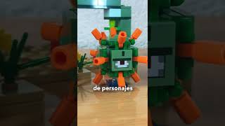 Lego Minecraft La Batalla contra el Guardian shorts lego minecraftshorts review [upl. by Enomyar]