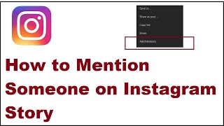 How to Mention Someone on Instagram Story [upl. by Githens]