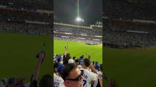 DODGERS WIN THE NLCS PENNANT Field Celebration [upl. by Shanda]