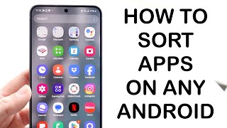 How To Alphabetize Apps On Android 2024 [upl. by Perren560]