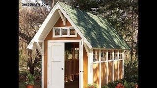 7x14 Backyard Shed Plans amp Blueprints For Crafting A Sturdy Garden Shed [upl. by Klara]