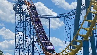 Carolina cyclone at Carowinds off ride POV [upl. by Rhonda]