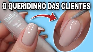 APRENDA PINTAR A UNHA COM O ESMALTE TAÇA DE CRISTAL [upl. by Fairley]