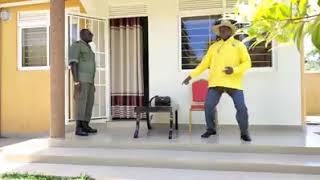 Museveni dancing [upl. by Morita]