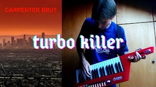 Carpenter Brut Turbo Killer Sick Solo on Different Song Structure [upl. by Nywrad]