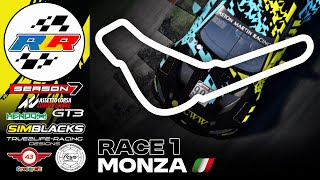 RAIN LIGHT RACING  2024  GT3 SERIES S7  ROUND1  MONZA [upl. by Igic]