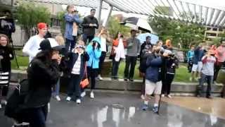 Cutest Flash Mob Proposal Ever When He Starts to Dance Youll Cry [upl. by Ayifa]