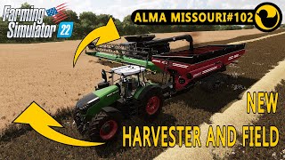 I BOUGHT ANOTHER FIELDALMA MISSOURI102FARMING SIMULATOR 22GAMEPLAYTIMELAPSENO COMMENTARYFS 22 [upl. by Lashar]