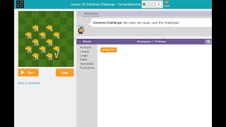 Code org  Course 4  Lesson 22 Extreme Challenge [upl. by Shields]