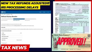 2024 IRS TAX REFUND UPDATE  New Refunds Approved Delays Codes 570 971 Tax Return Holds [upl. by Lydon]