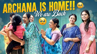 మా Archana is Home  We are back…⚡️⚡️  Archana Challa  Jayapradachalla  Attakodallu  Family [upl. by Ardnazil711]