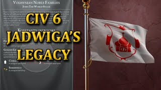 CIV 6 Deity  Jadwigas Legacy Poland scenario Part 1 [upl. by Wettam]