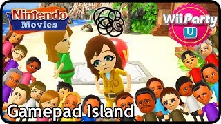 Wii Party U Gamepad Island  Party Mode 4 Players [upl. by Lauhsoj]