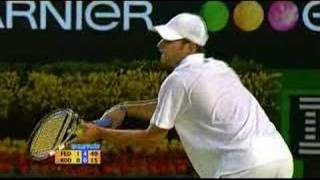 The proof of Federers genius  Federer Vs Andy Roddick [upl. by Ratha270]