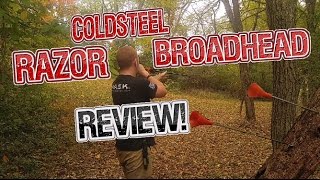 Coldsteel Razor Broadhead Review [upl. by Noram]