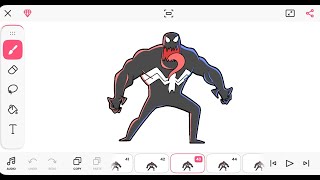 FlipaClip – Venom 3 simbiot animation [upl. by Payson165]