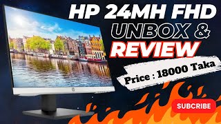 How to HP 24mh FHD IPS Monitor Unboxing amp review [upl. by Rist]