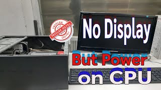 Fixed  Computer Turns on But There Is No Display or No Signal in Monitor [upl. by Niltak]