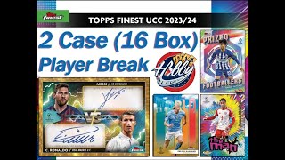 202324 Topps FINEST UCC 2 Case 16 Box Player Break eBay 100224 [upl. by Alaikim]