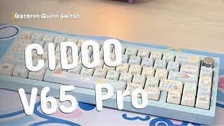 CIDOO V65 PRO  Gateron Quinn [upl. by Alyar]