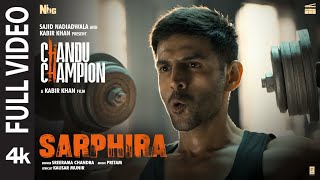 Chandu Champion SARPHIRA Full Video  Kartik Aaryan  Pritam Sreerama Chandra Kausar Munir [upl. by Nwatna]