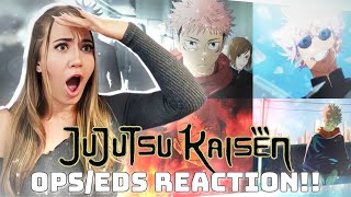 THIS IS INSANE JUJUTSU KAISEN ALL Openings amp Endings 14 REACTION [upl. by Nickerson]