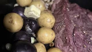 Cook with me Roasted Beef and Potatoes Dinner Recipe [upl. by Clemmy]