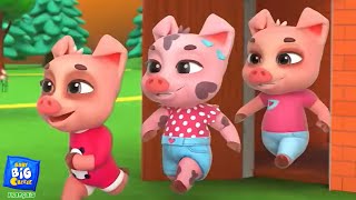 Trois Petits Cochons  Plus Histoires Courtes pour Enfants par Baby Big Cheese [upl. by Ynafetse10]