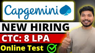 Capgemini Off Campus Hiring 2024  Capgemini hiring  Apply online  Job4freshers [upl. by Otokam]