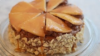 Cómo hacer tarta Dobos o Dobos Torte de chocolate y caramelo receta fácil ♥ Bocados Divinos [upl. by Htnicayh]