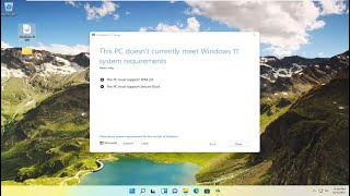 This PC Doesn’t Currently Meet Windows 11 System Requirements COMPLETE FIX [upl. by Teddman613]