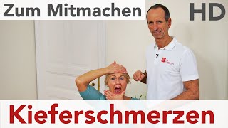 Kieferschmerzen  Ursachen Übungen mit der Faszienrolle Übungen Kiefer Kiefergelenk Faszien [upl. by Ecienaj]