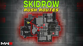 Modern Warfare 3 BEST Search and Destroy Rush Routes on SKIDROW MW3 SnD Tips [upl. by Nosduj246]